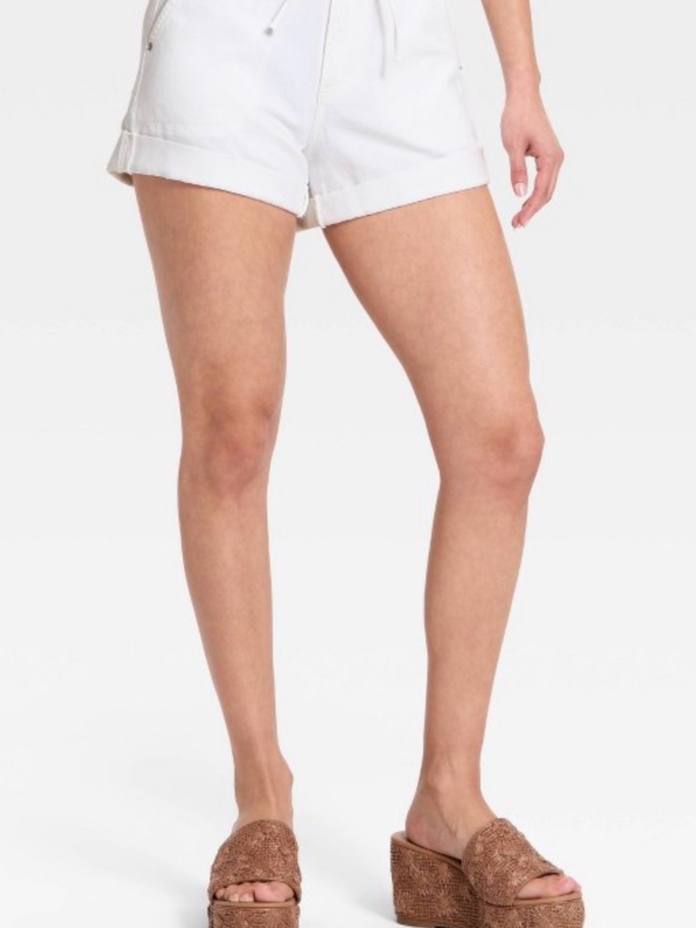 Universal Thread White Jean Shorts Size 4